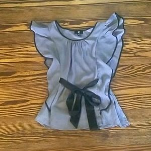 IZ Byer gray blouse